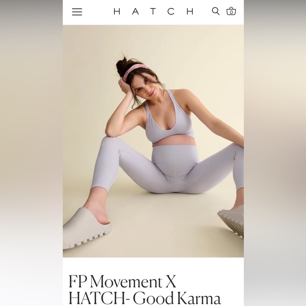 Free People Movement X Hatch Good Karma Maternity Leggings